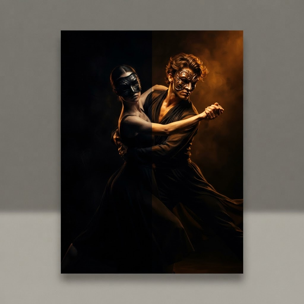 Póster de Noche de Sombras y Luces